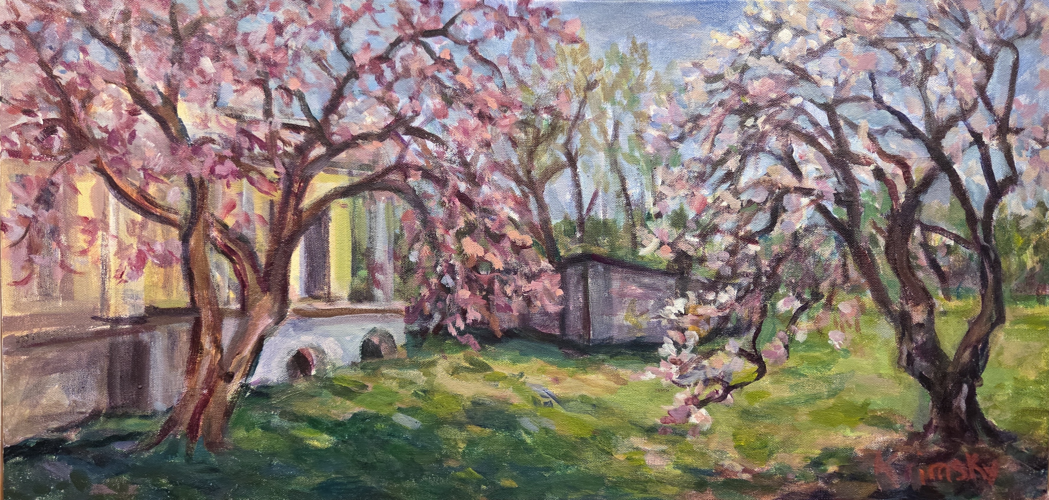 Magnolias at Beatrix Farrand